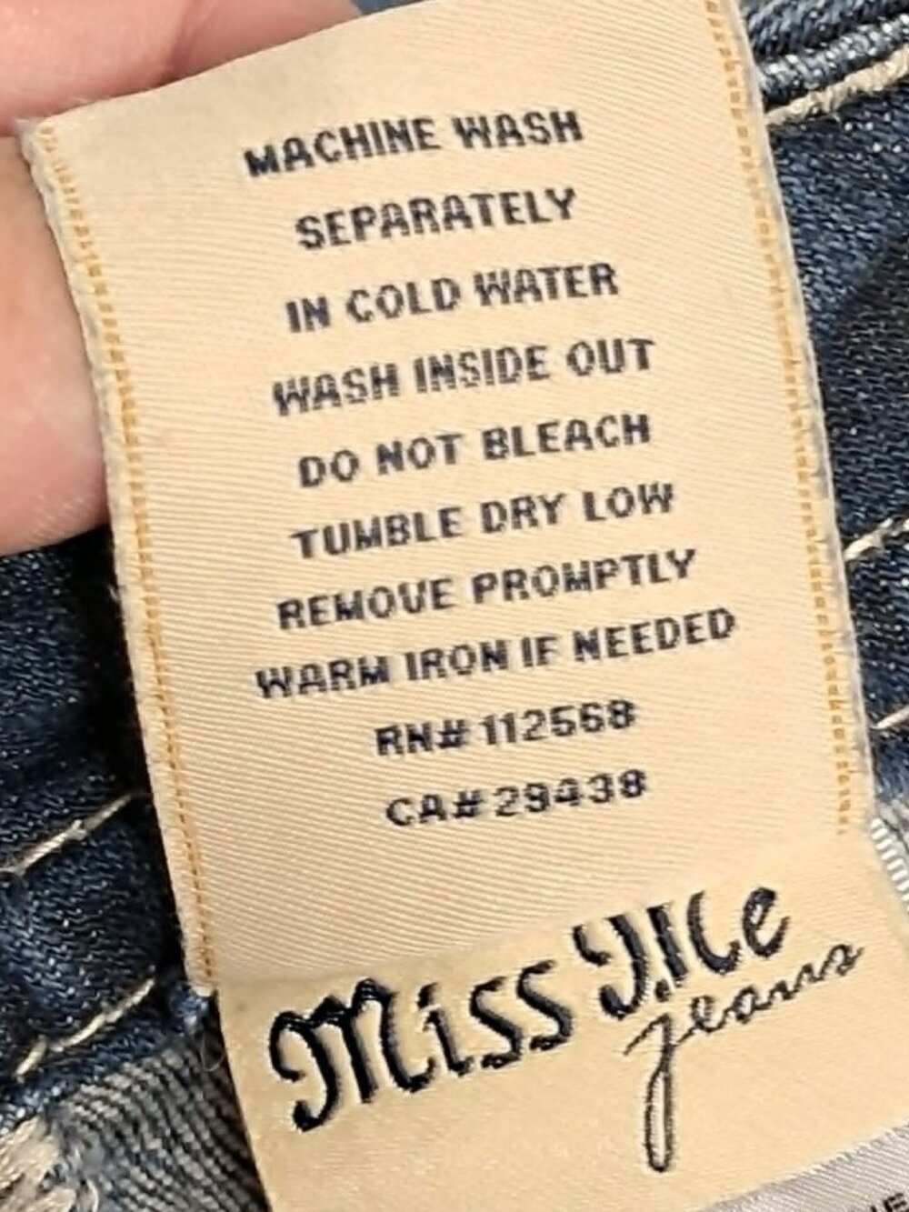 Miss Me Shorts Size 28 Low Rise Distressed Denim Embelished Rhinestone JE8154H - Picture 13 of 15